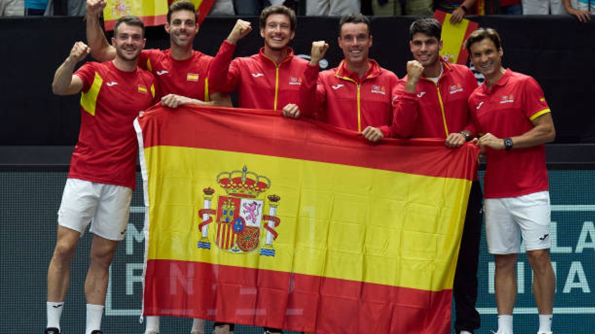 España, a por todas en las Finales de la Copa Davis. Fuente: Getty