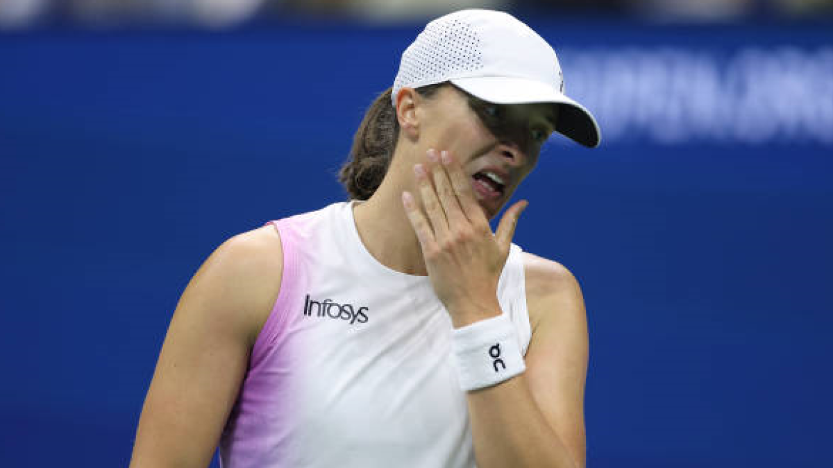 Iga Swiatek at the US Open 2024. Photo: getty