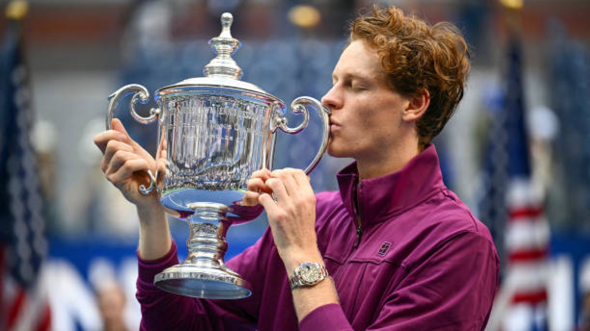 Jannik Sinner, ganador del US Open 2024. Foto: Getty