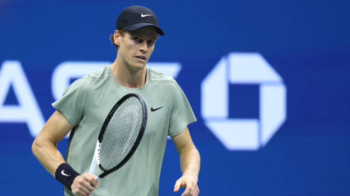 Jannik Sinner at the US Open 2024. Photo: Getty