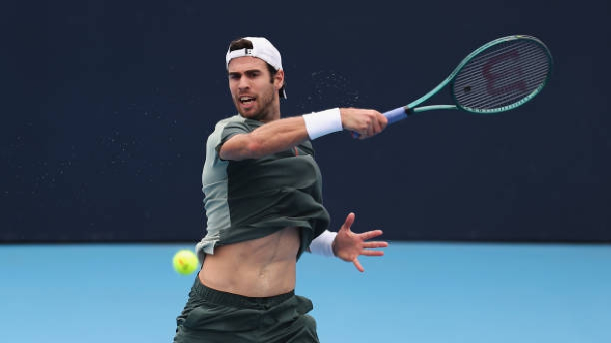 Karen Khachanov, en Pekín. Foto. gettyimages