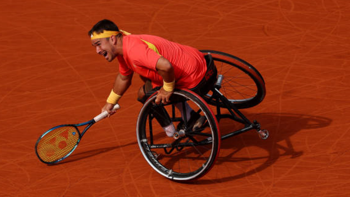 Martín de la Puente en los Juegos Paralímpicos de París 2024. Foto: getty