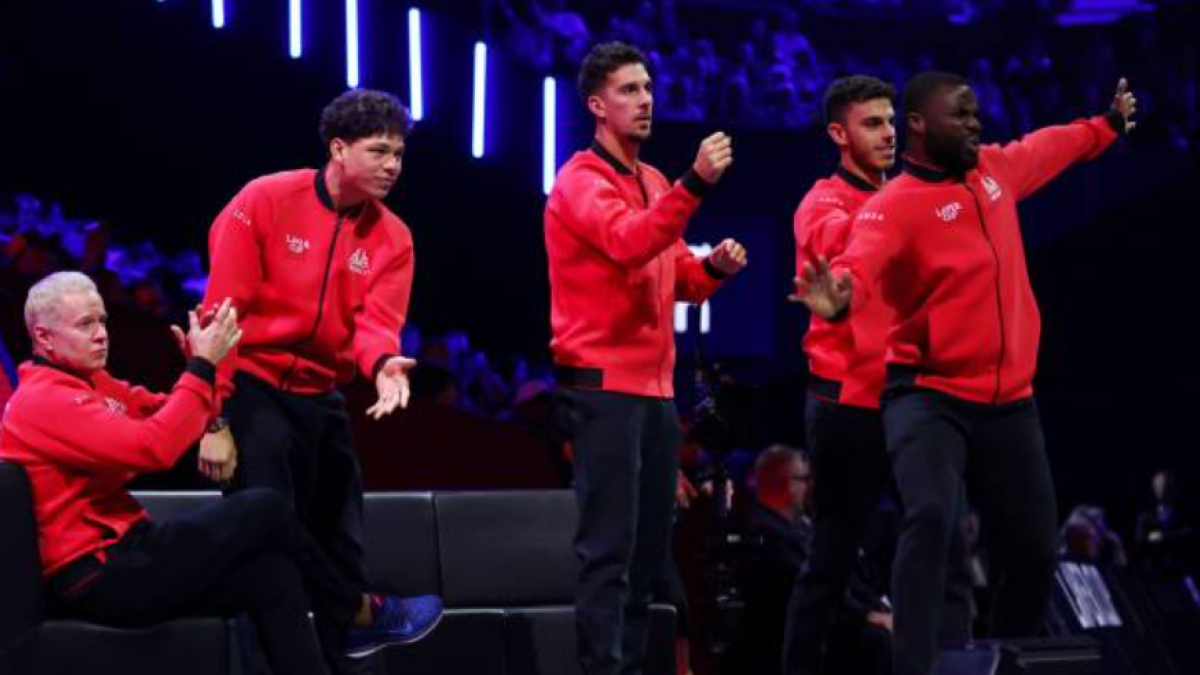 Bench of the Team World of the Laver Cup 2024. Photo: Getty