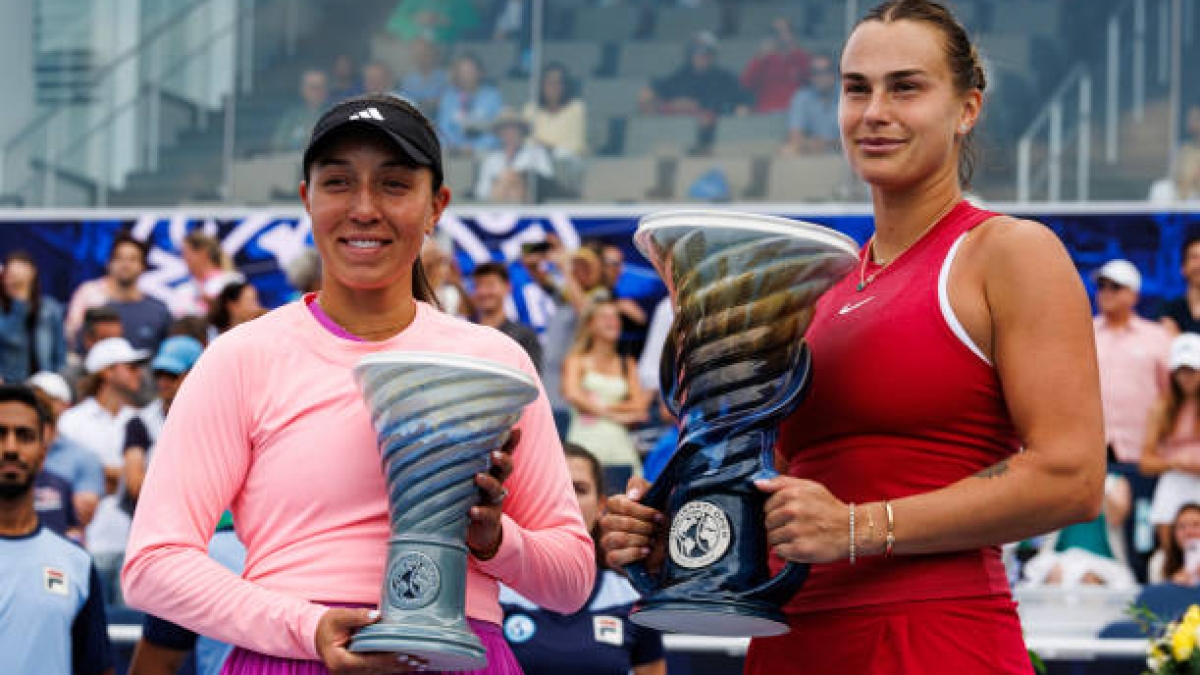 Aryna Sabalenka y Jessica Pegula. Fuente: Getty