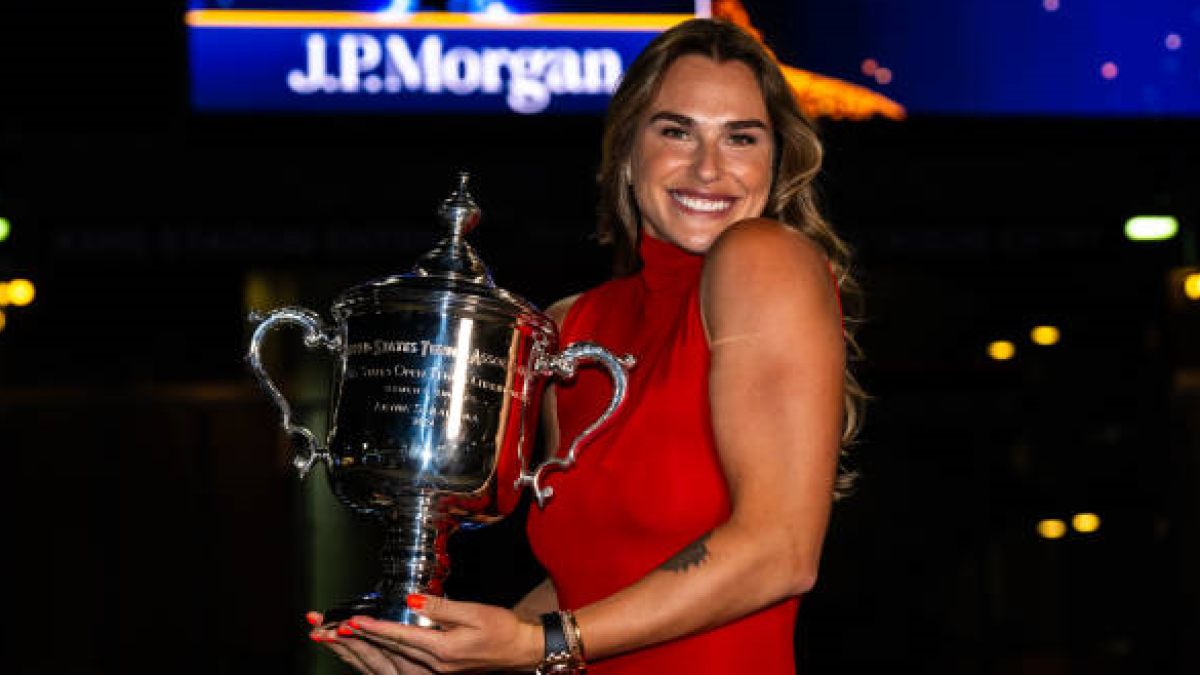 Aryna Sabalenka at the US Open 2024. Photo: getty