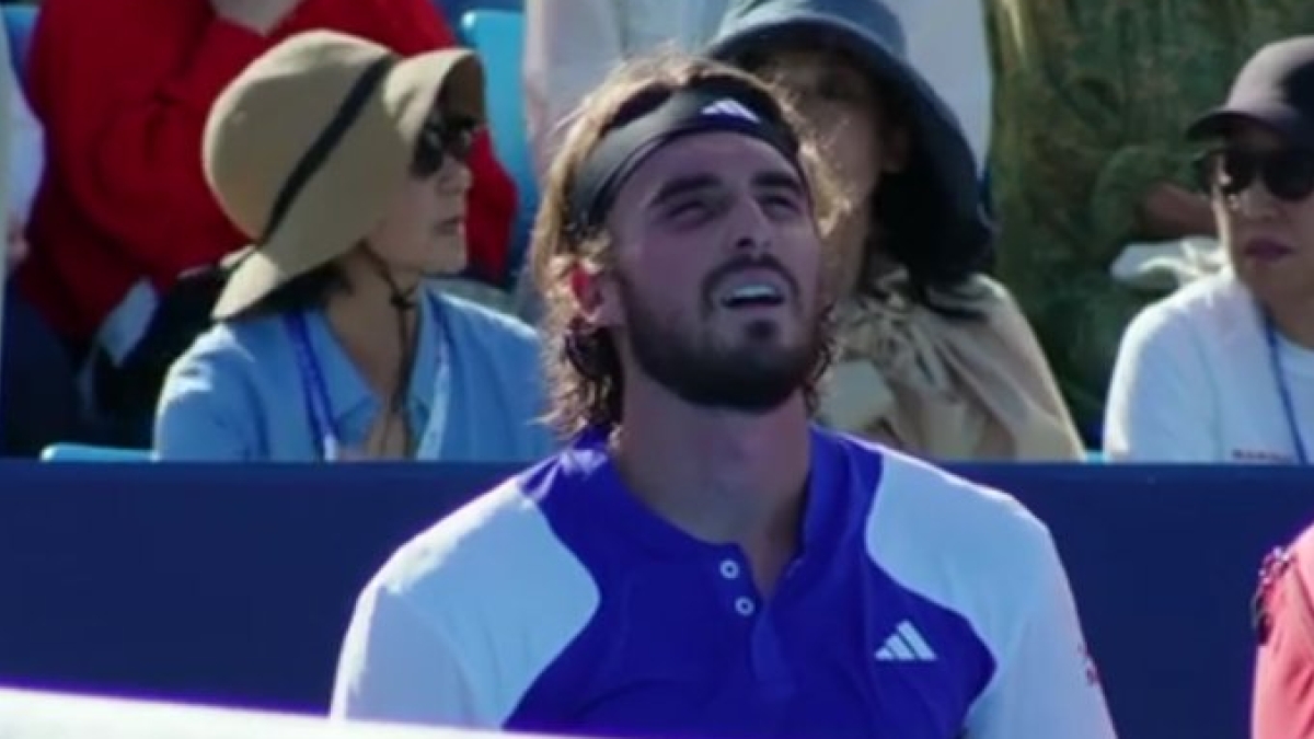Stefanos Tsitsipas, derrotado en Tokio. Foto: gettyimages