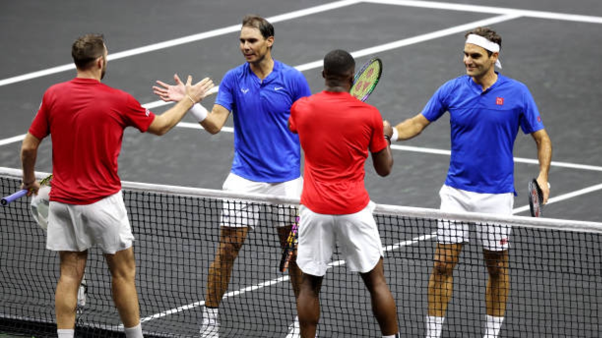 Tiafoe talks about Federer's retirement. Photo: gettyimages