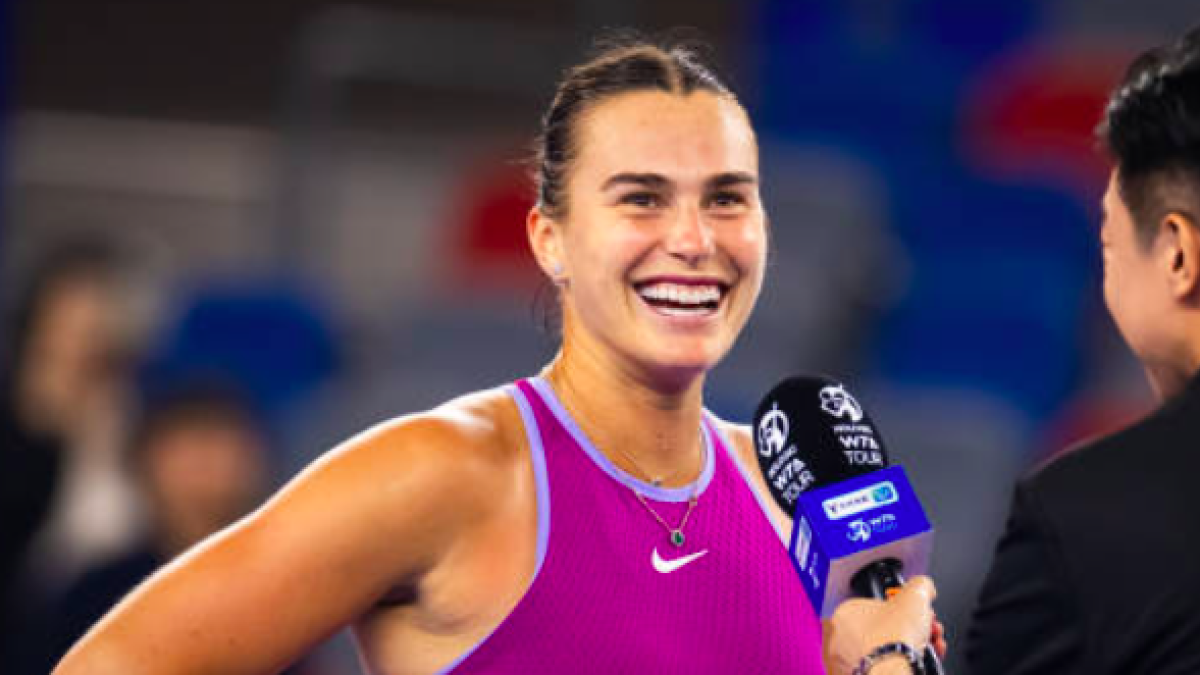 Aryna Sabalenka commenting on Rafa Nadal's withdrawal. Source: Getty