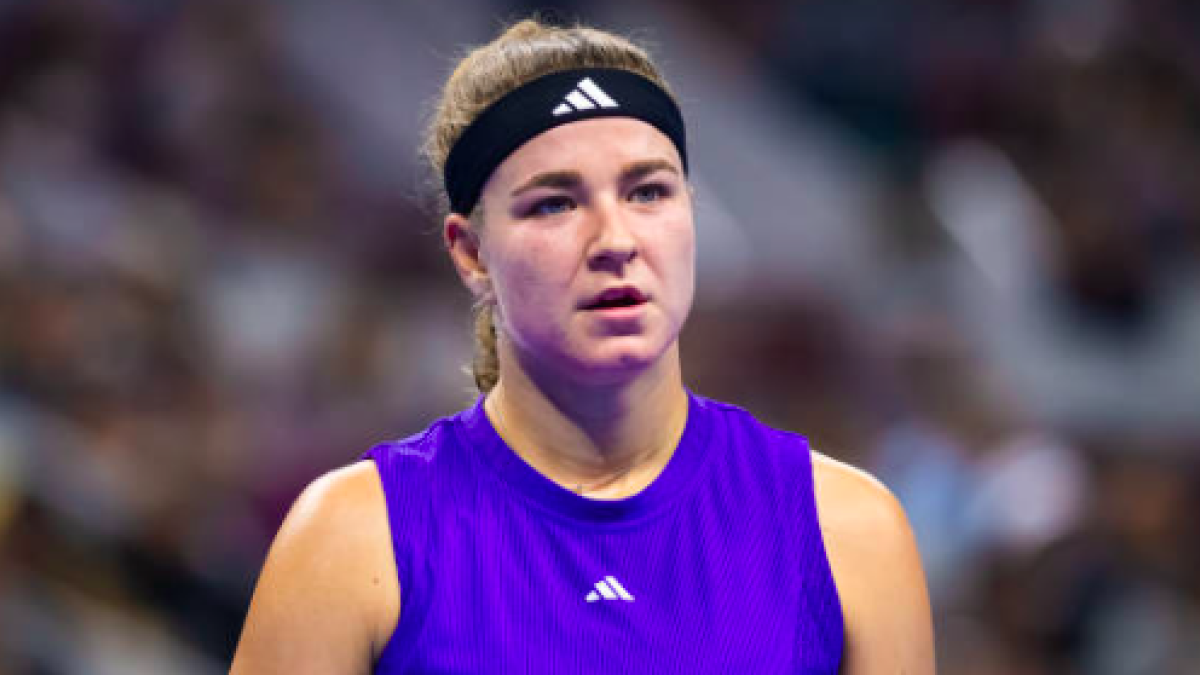 Karolina Muchova causa baja en el WTA Wuhan 2024. Fuente: Getty