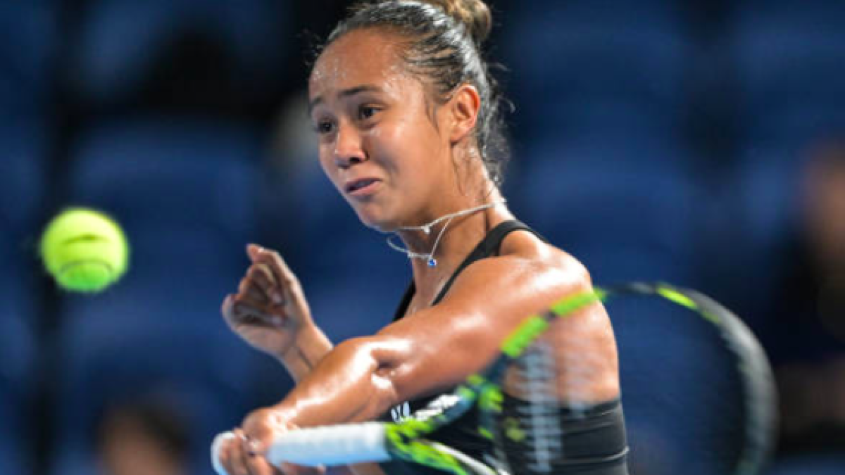 Leylah Fernández debutó con victoria en el WTA Hong Kong 2024. Fuente: Getty