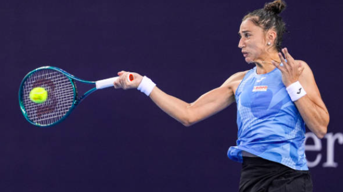 Sara Sorribes gets off to a good start at the WTA in Mérida 2024. Source: Getty