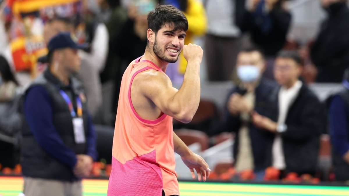 Alcaraz revela por qué ha llegado en tan buena forma a esta parte del año. Foto: Getty
