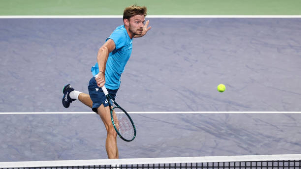 David Goffin en el ATP Shanghái 2024. Foto: Getty