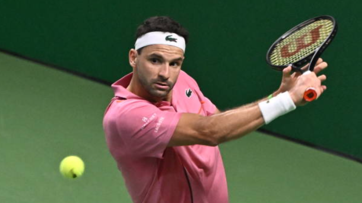 Grigor Dimitrov at the ATP Stockholm 2024. Photo: Getty