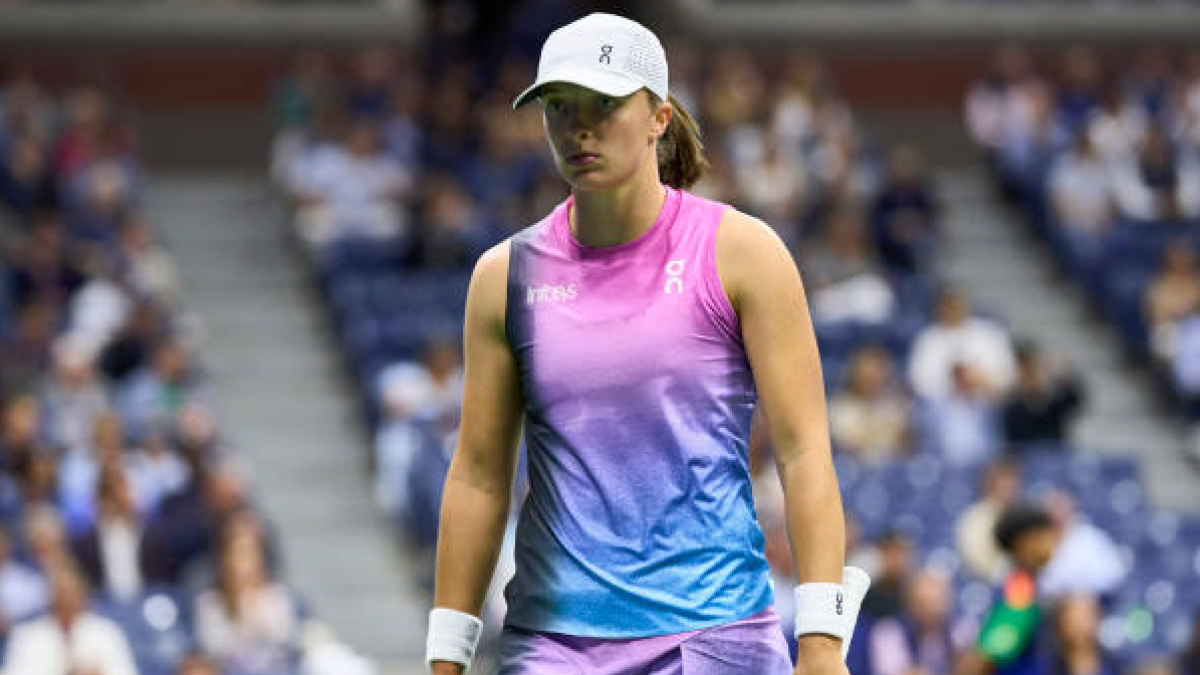 Iga Swiatek at the US Open 2024. Photo: Getty
