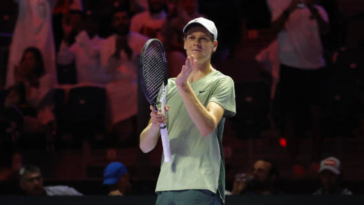 Jannik Sinner en la 'Six Kings Slam' 2024. Foto: getty