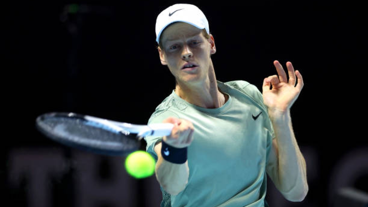Jannik Sinner gana en el Six Kings Slam 2024. Foto: Getty