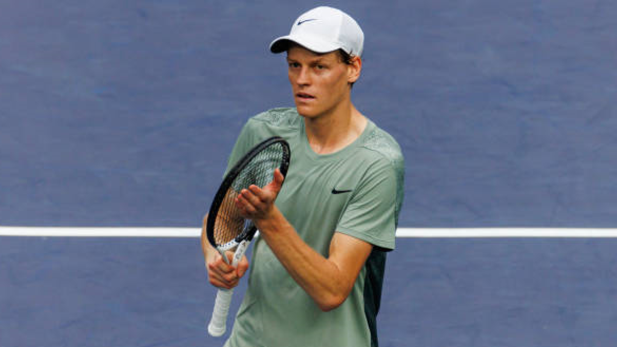Jannik Sinner en el ATP de Shanghái 2024. Foto: getty