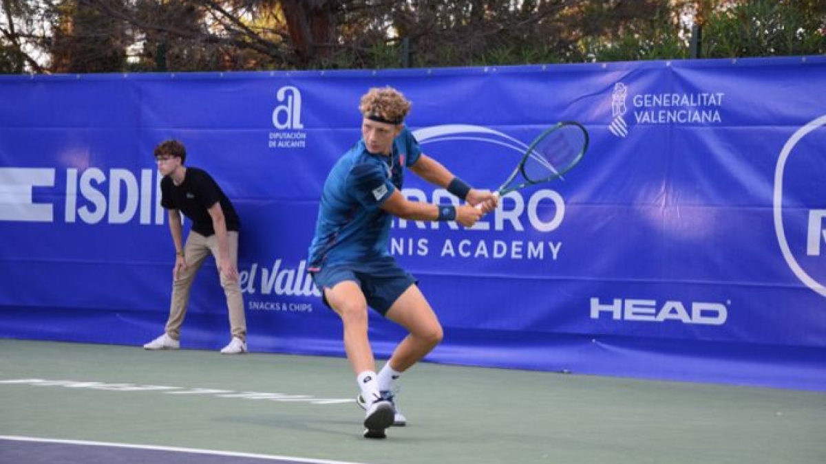Martín Landaluce at the Alicante Ferrero Challenger. Photo: Tournament