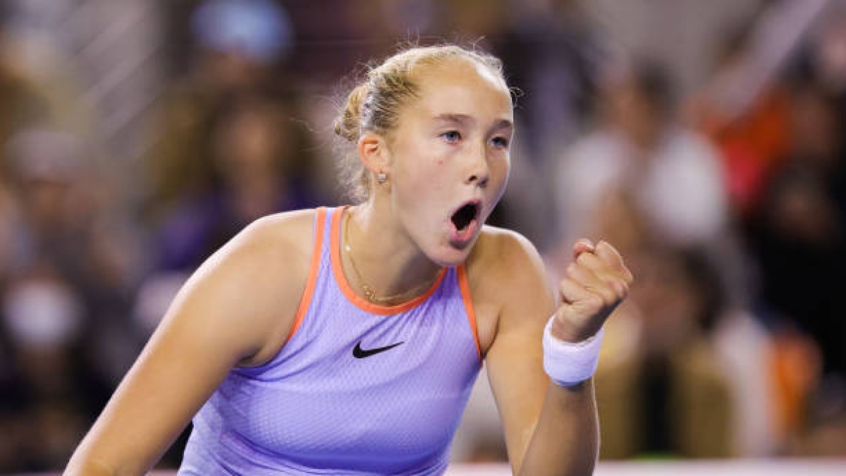 Mirra Andreeva, precocidad. Foto: gettyimages