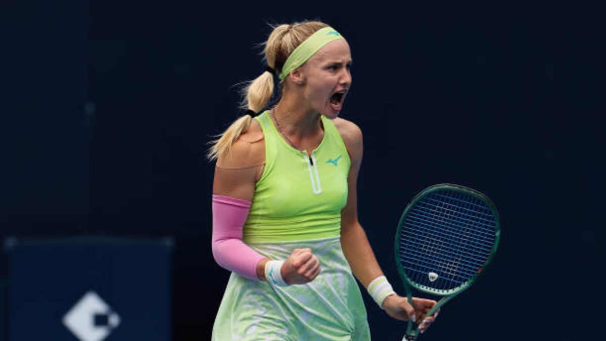 Rebeka Sramkova, en Jiangxi Open 2024. Foto: gettyimagess