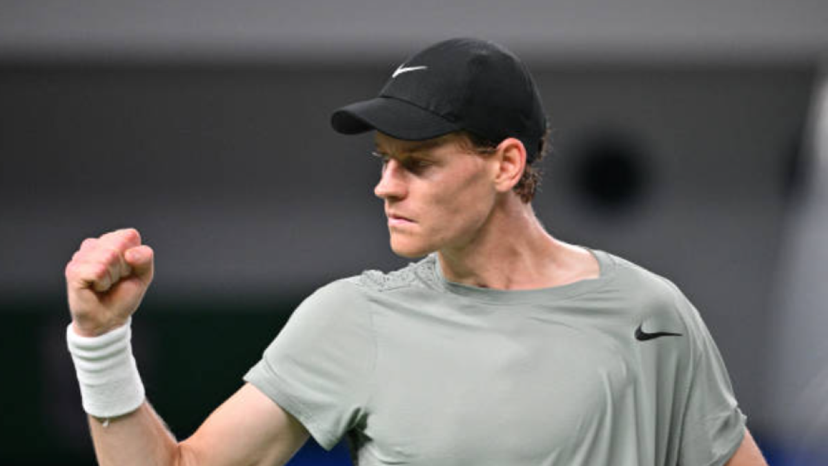 Jannik Sinner at the ATP Shanghai 2024. Photo: Getty