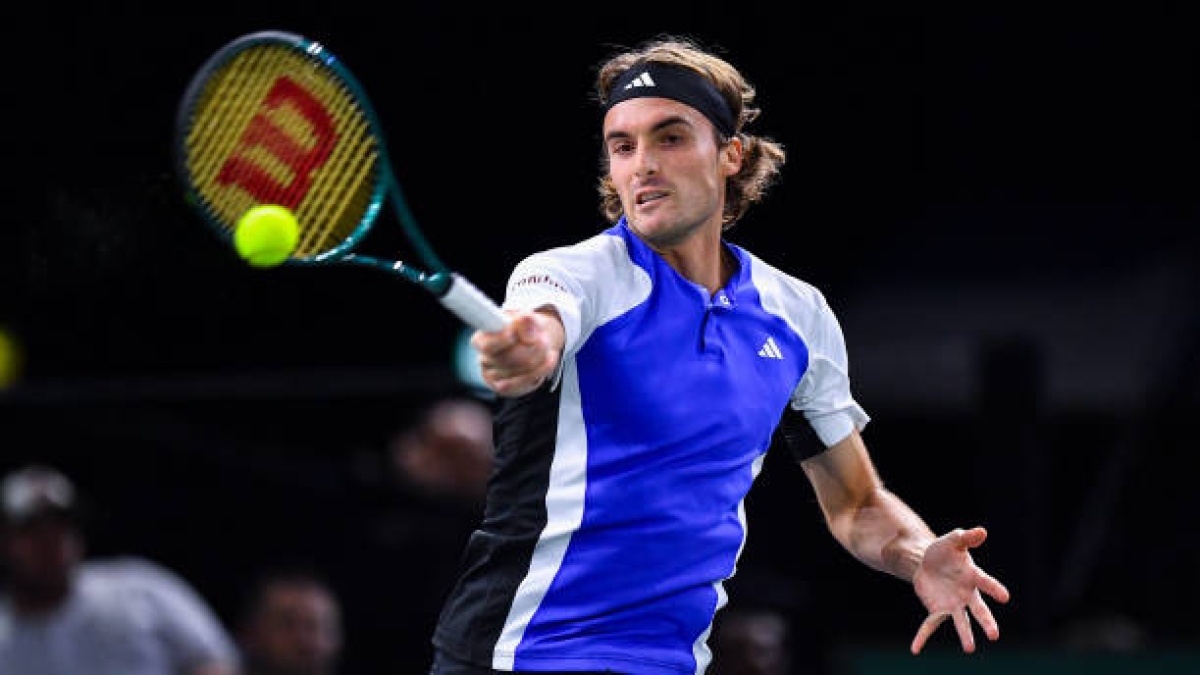 Stefanos Tsitsipas, en ATP París 2024. Foto: gettyimages