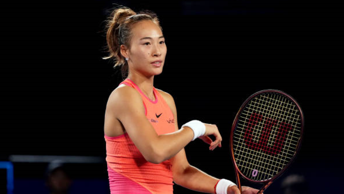 Qinwen Zheng in Tokyo 2024. Photo: getty