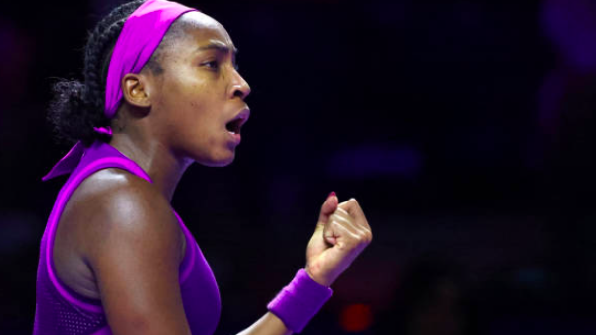 Coco Gauff defeated Iga Swiatek at the WTA Finals. Source: Getty