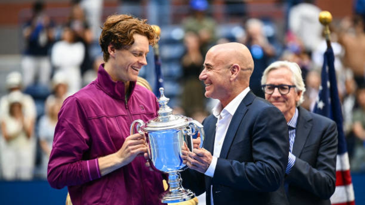 Agassi praises Sinner. Photo: gettyimages