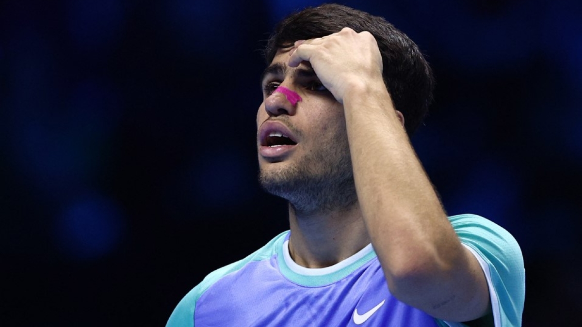 A Alcaraz se le sigue atragantando los finales de temporada. Foto: Getty