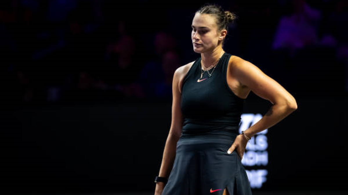 Aryna Sabalenka at the WTA Finals 2024. Photo: getty