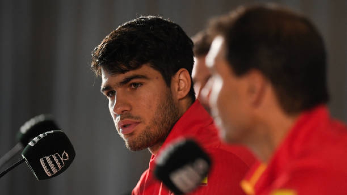 Carlos Alcaraz, sensations at Davis Cup 2024. Photo: gettyimages