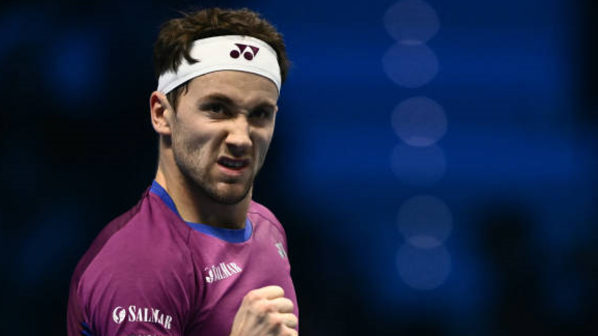Casper Ruud at the ATP Finals 2024. Photo: Getty