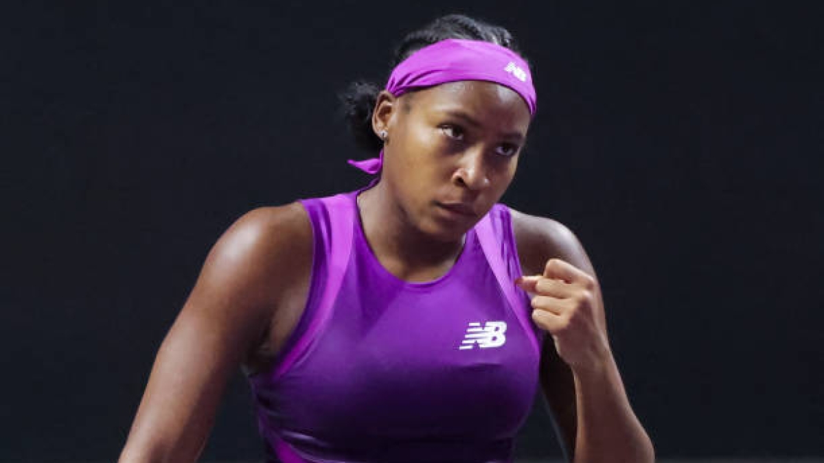 Gauff shows no mercy to Pegula at the WTA Finals 2024. Photo: Getty