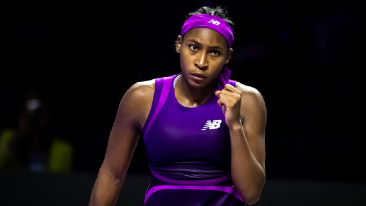 Coco Gauff at the WTA Finals 2024. Photo: getty