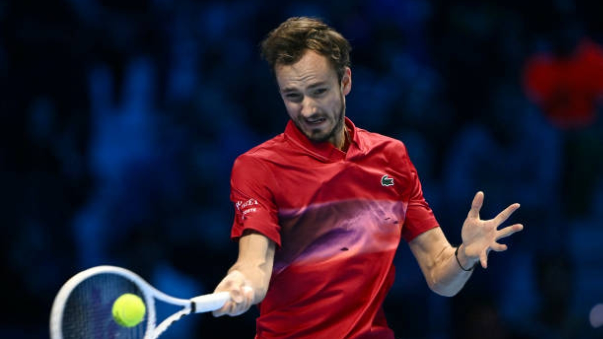 Daniil Medvedev gana a De Miñaur en ATP Finals 2024. Foto: gettyimages