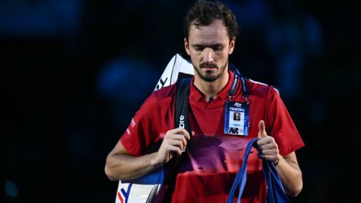 Daniil Medvedev speaks after causing a stir at the ATP Finals 2024. Photo: Getty