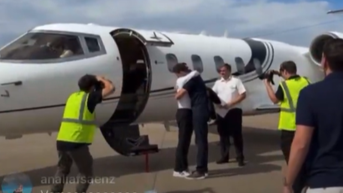 Novak Djokovic and Juan Martín Del Potro in Argentina. Photo: Getty