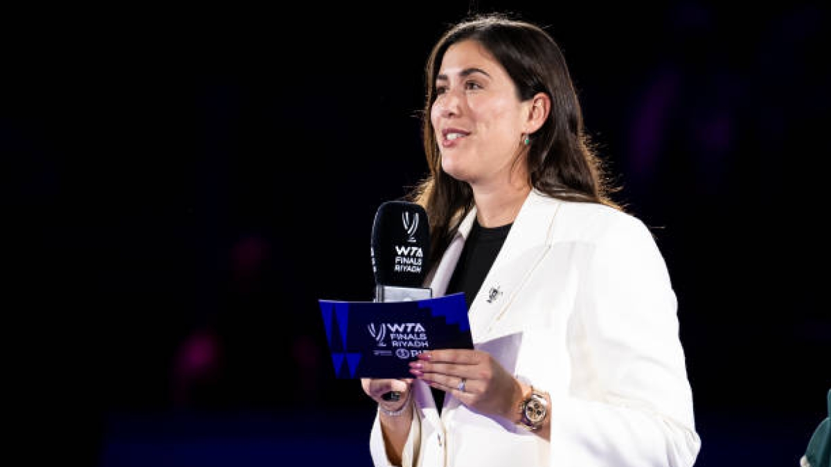 Garbiñe Muguruza en las WTA Finals 2024. Foto: Getty