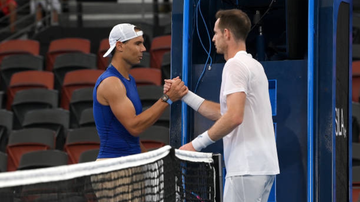 Message from Murray to Nadal. Photo: gettyimages