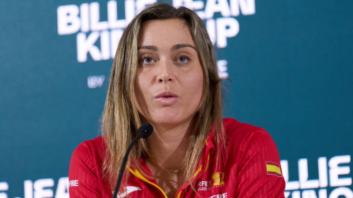 Paula Badosa en la Billie Jean King Cup 2024. Foto: getty