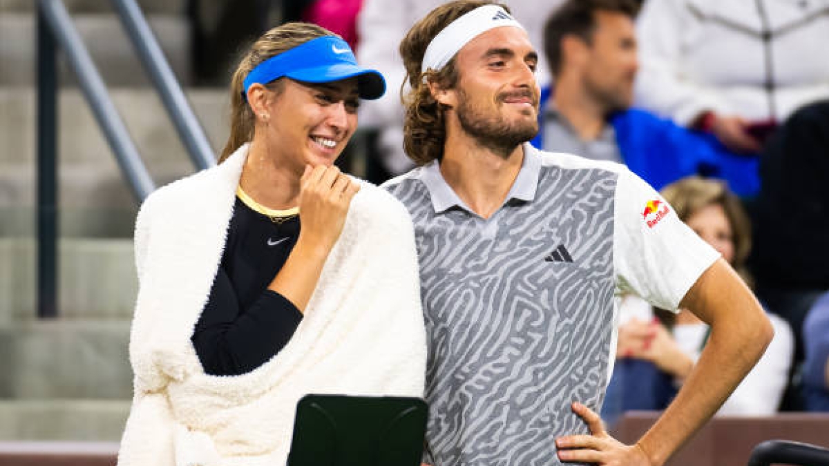 Badosa and Tsitsipas will share a team in the World Tennis League. Photo: Getty