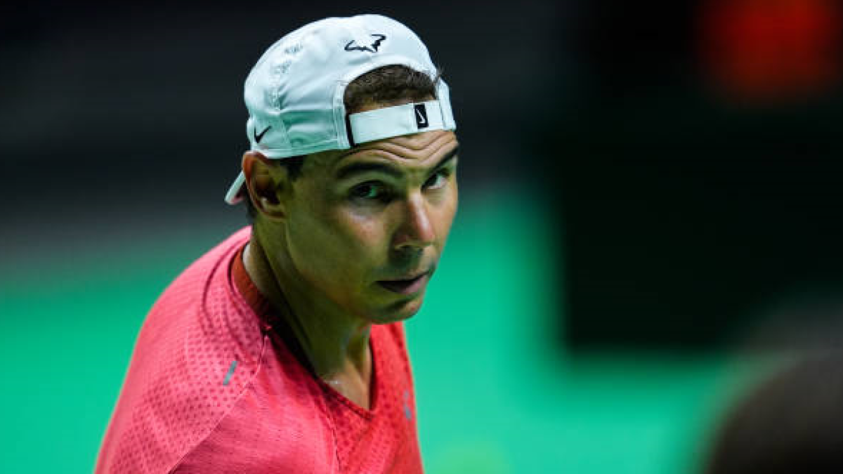 Rafael Nadal en la Copas Davis 2024. Foto: getty