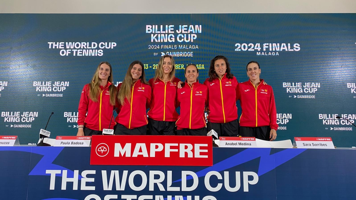 El equipo de España en la Billie Jean King Cup 2024. Foto: Getty
