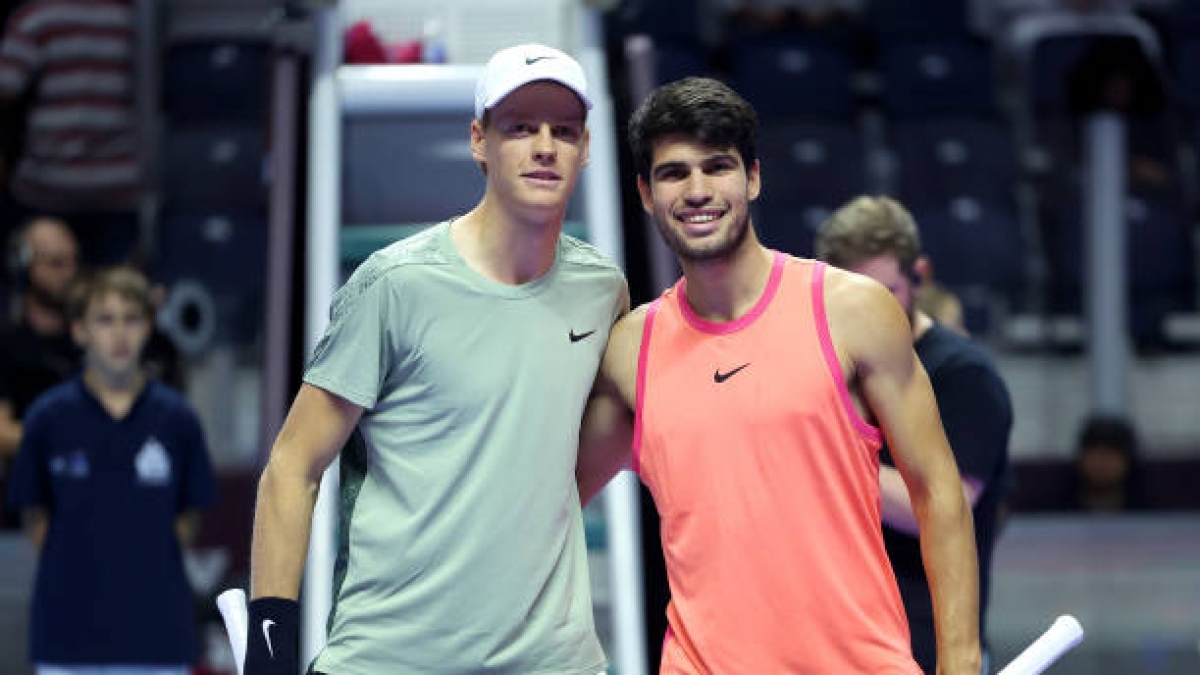 Sinner and Alcaraz, protagonists of 2024. Photo: gettyimages