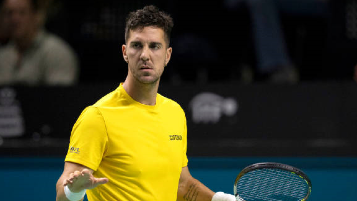 Thanasi Kokkinakis en la Copa Davis 2024. Foto: getty