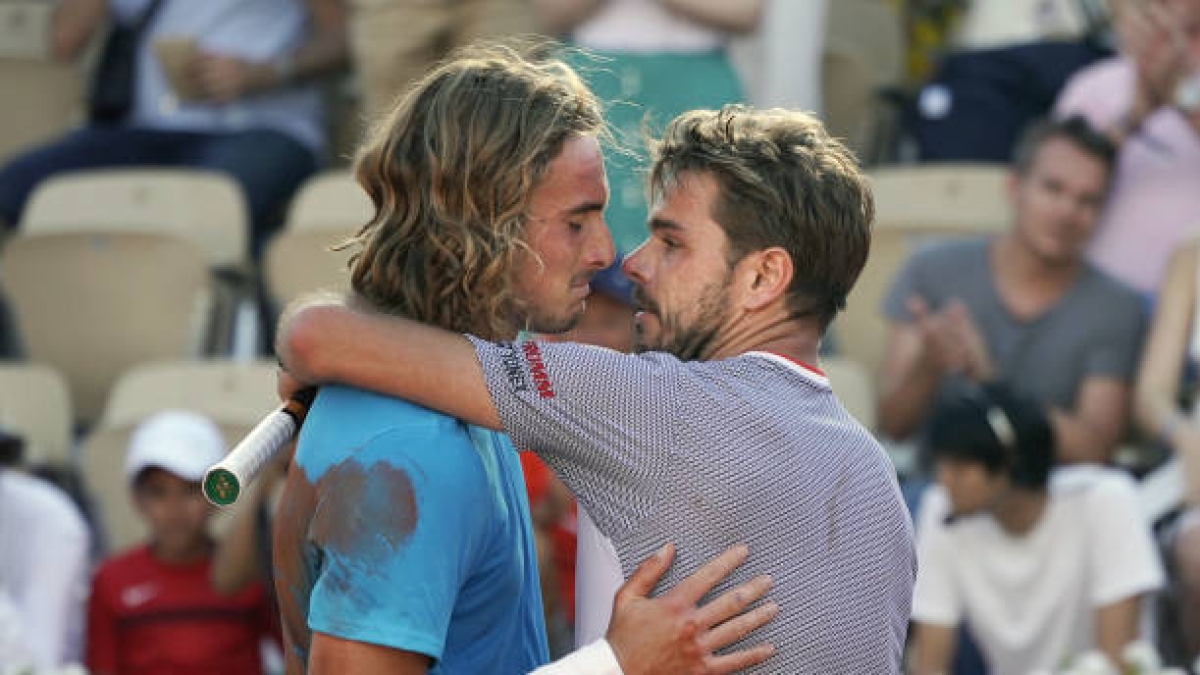 Tsitsipas and Wawrinka, controversy. Photo: gettyimages
