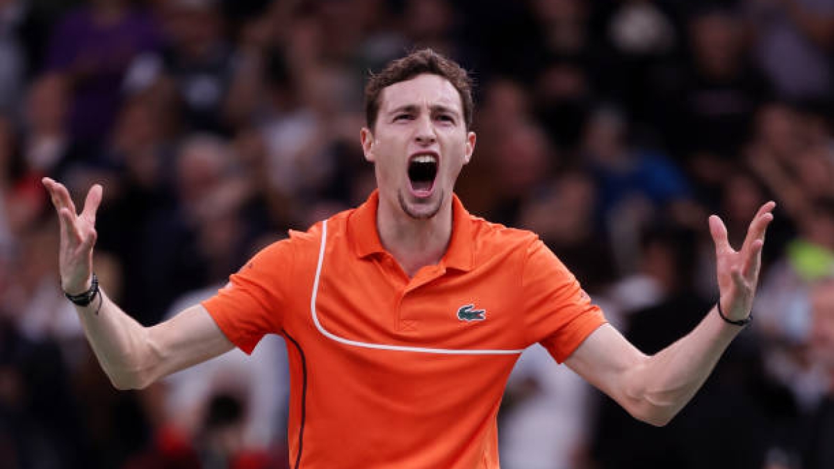 Ugo Humbert, semifinalista en París. Foto: gettyimages