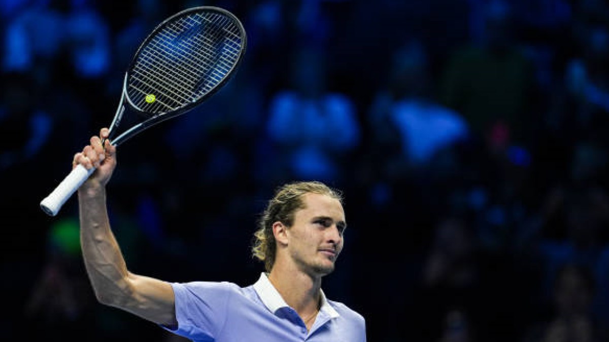 Alexander Zverev in the ATP Finals 2024. Photo: Getty